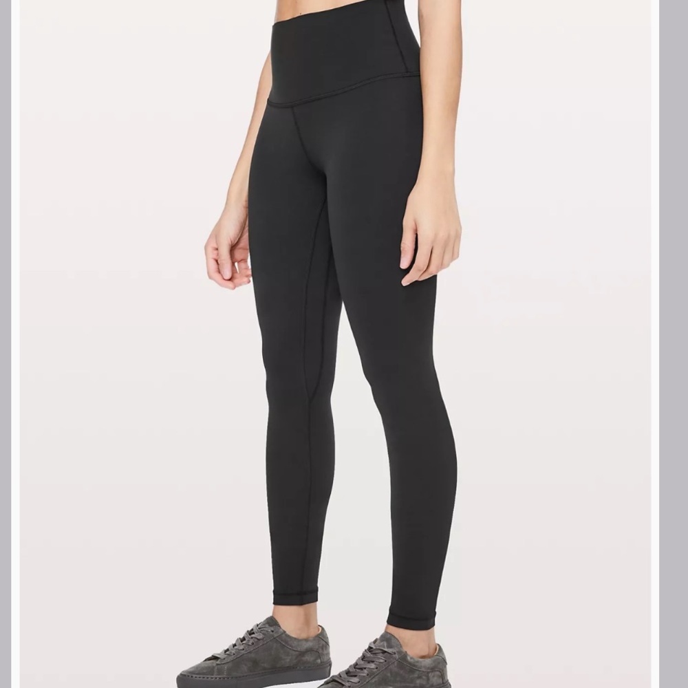 BLACK LULU ALIGN LEGGINGS